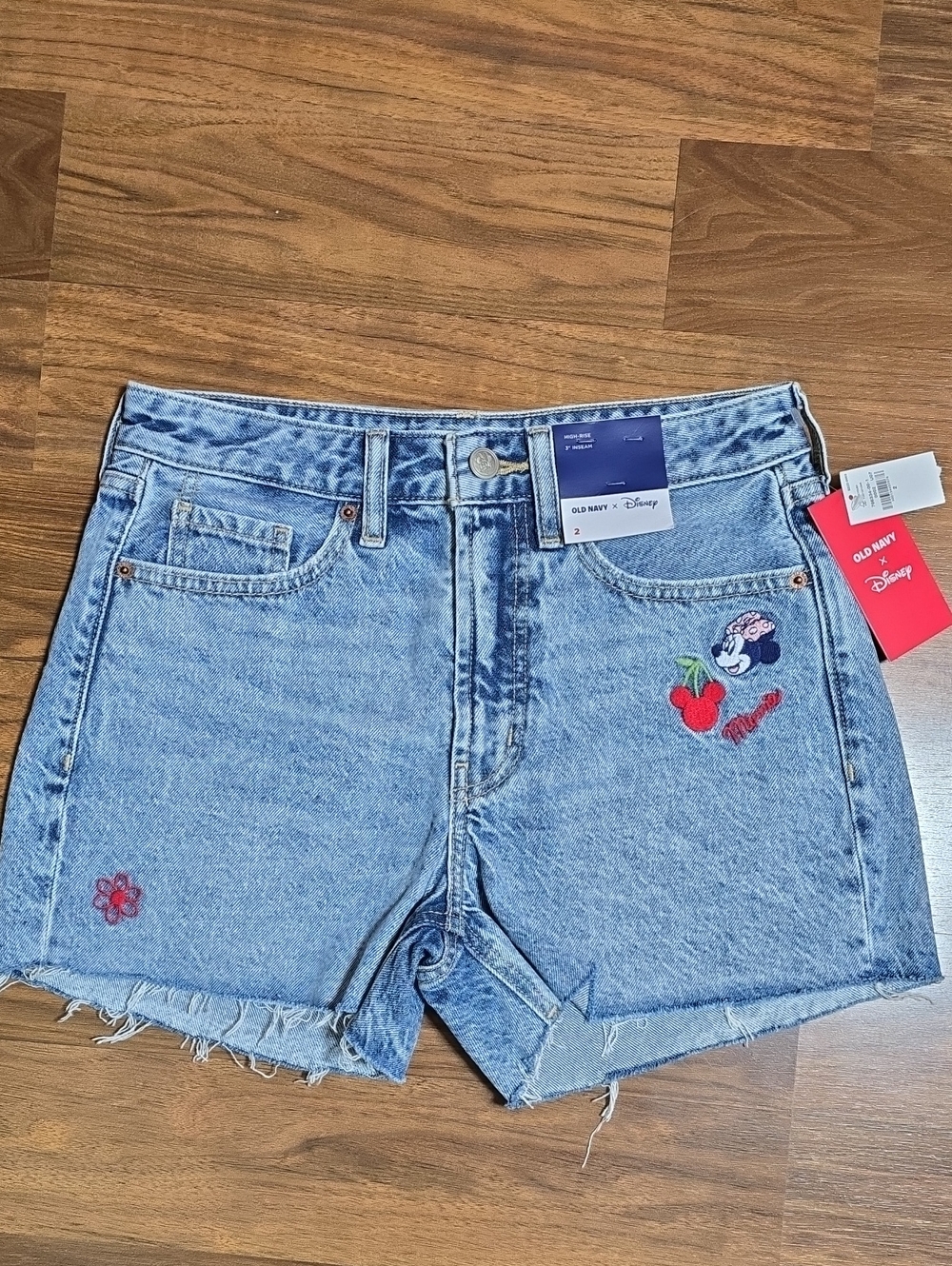 Old Navy x Disney High-Waisted OG Jean Cut-Off Shorts -- 3-inch inseam